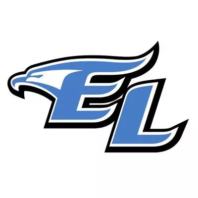 Blue and Black letters standing for Eagle Lake Sports Association