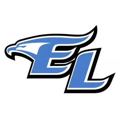 Blue and Black letters standing for Eagle Lake Sports Association