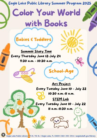 Eagle Lake Public Library Summer Program 2025